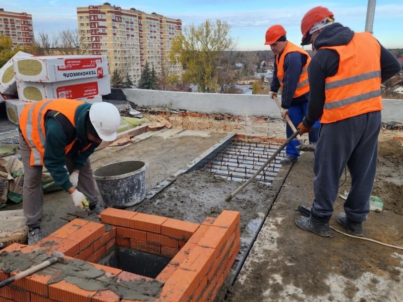 В Воскресенске продолжается капремонт поликлиники №1