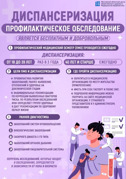Неделя информированности о важности диспансеризации и профосмотров 