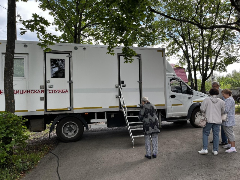 Передвижной флюорограф приехал к жителям отдалённого посёлка городского округа Воскресенск 