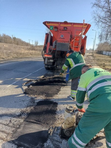В Воскресенске проходит ямочный ремонт дорог 