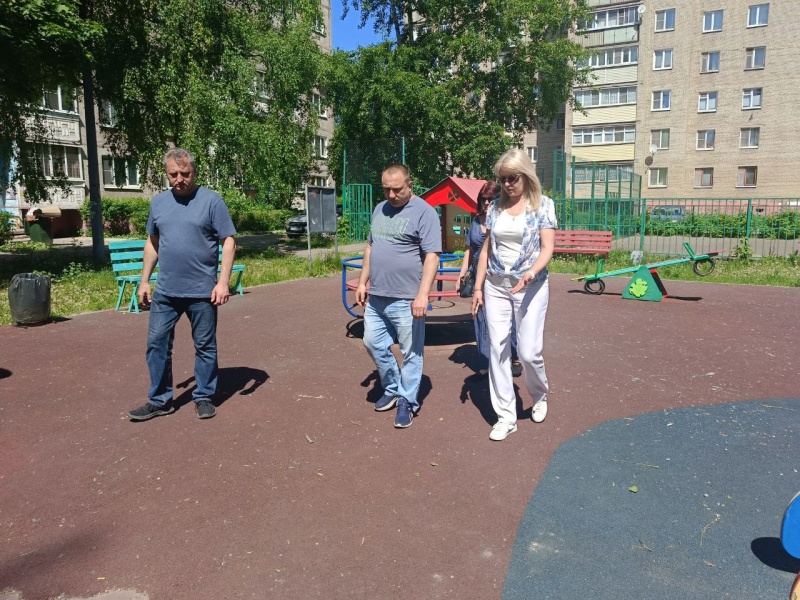 Рабочие выезды в микрорайоны Воскресенска 