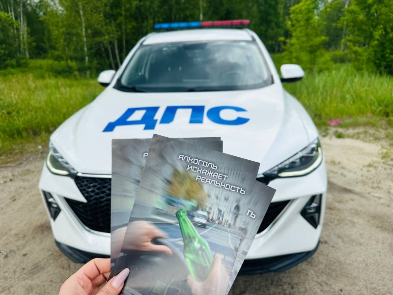 В г.о. Воскресенск автоинспекторы и волонтеры провели акцию «Алкоголь искажает реальность»