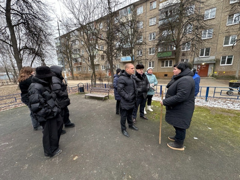 Рабочие выезды в микрорайоны Воскресенска 