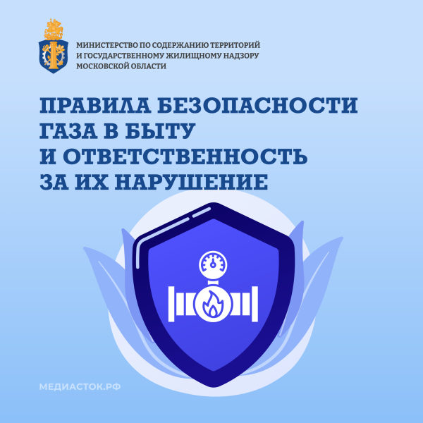 Жителям Подмосковья напомнили о правилах безопасности газа в быту