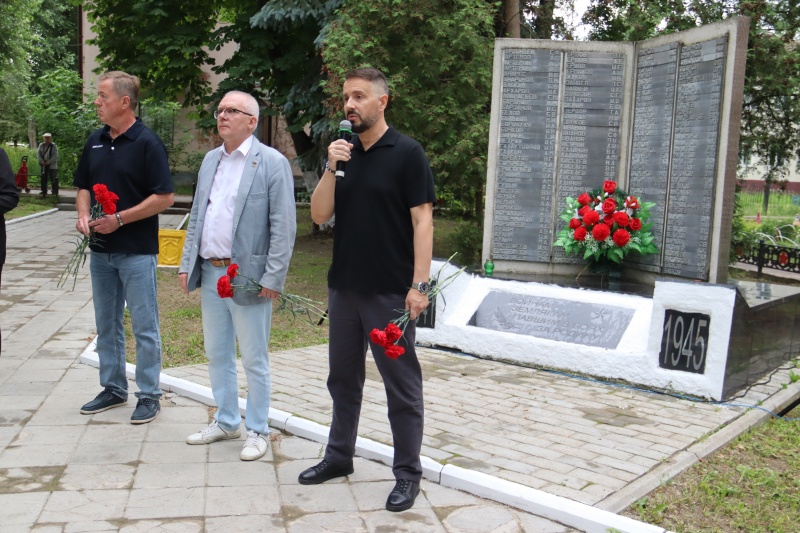 В микрорайоне Воскресенска почтили память павших в годы Великой Отечественной войны