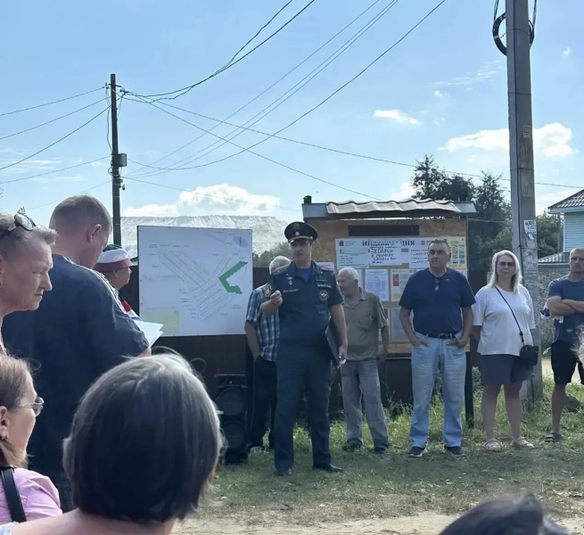 Садоводам Воскресенска напомнили базовые правила пожарной безопасности