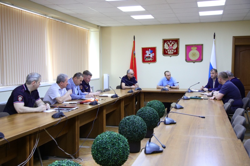 В Воскресенске обсудили вопросы безопасности предстоящих массовых мероприятий