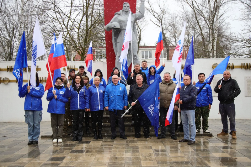 Воскресенское отделение партии «Единая Россия» организовало тематический автопробег в честь предстоящего Дня космонавтики