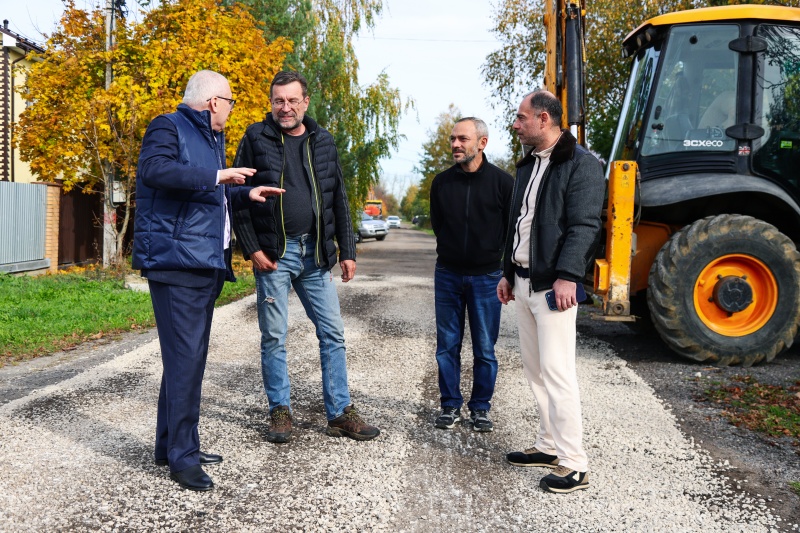 В Воскресенске продолжается благоустройство дорожной сети 