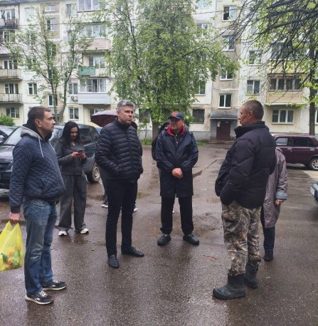 Рабочие выезды в микрорайоны Воскресенска 