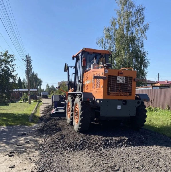 В городском округе Воскресенск продолжается плановая кампания по ремонту и содержанию дорожной сети
