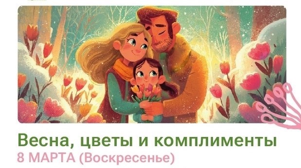 Парки Воскресенска приглашают на областное мероприятие, посвященное 8 Марта 