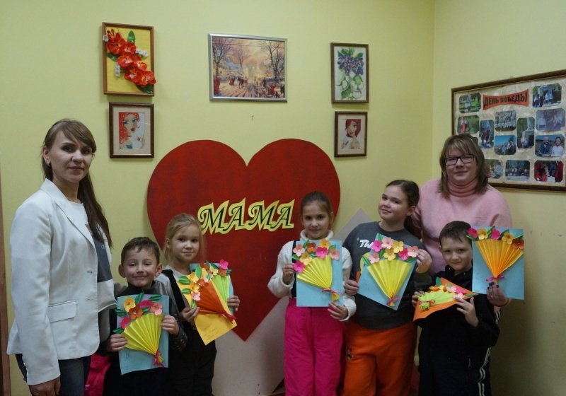 Мастер-класс для юных воскресенцев "Мамина улыбка" 
