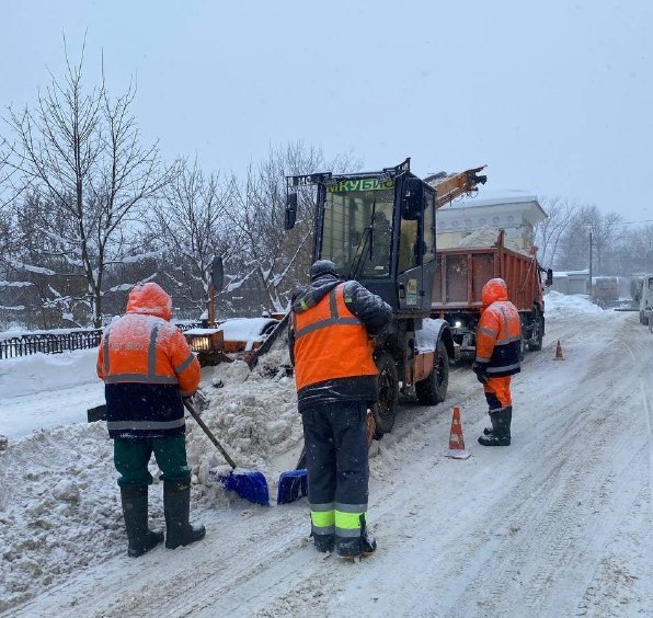 Уборка снега в городском округе Воскресенск идёт по графику 