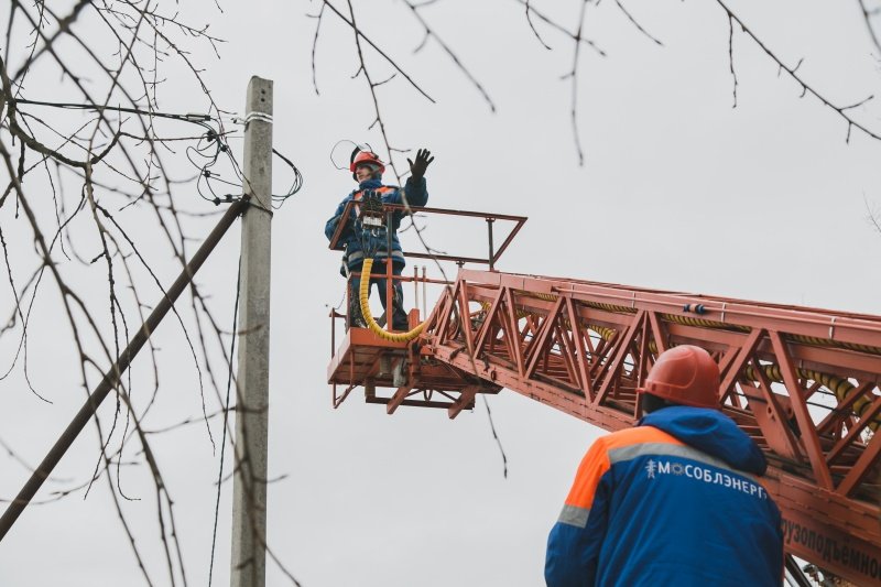 АО «Мособлэнерго» отремонтировало 315 км линий электропередачи