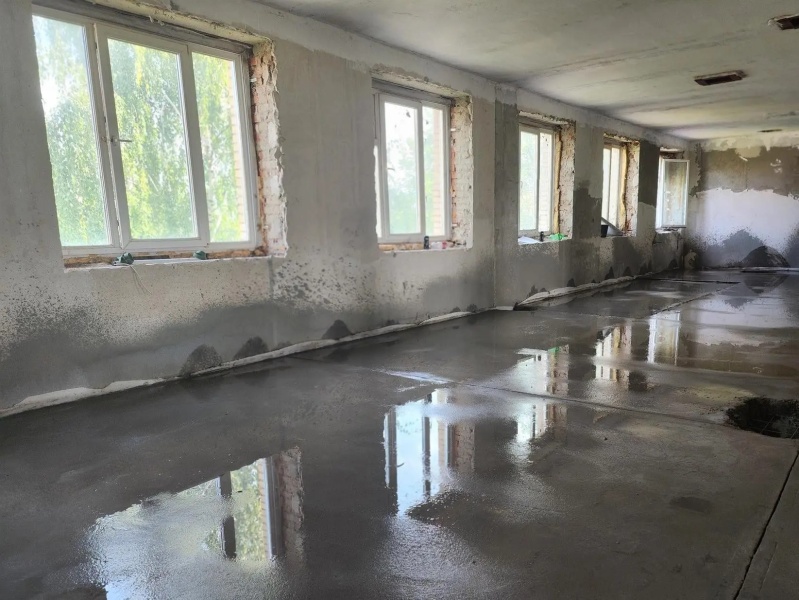 В городском округе Воскресенск продолжается капитальный ремонт поликлиники №1