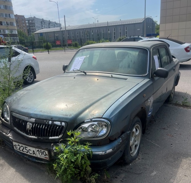 Выявлено брошенное транспортное средство