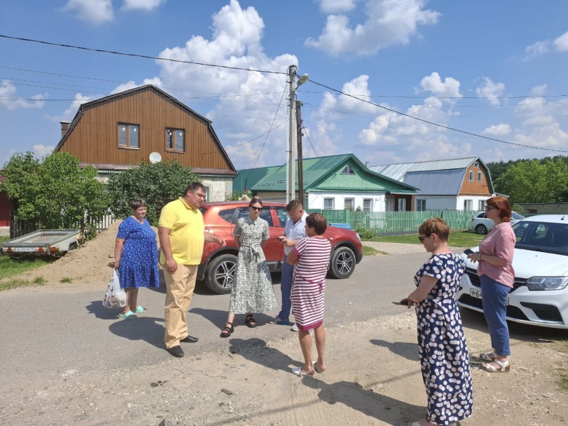 Рабочие выезды в сельские населённые пункты городского округа Воскресенск 