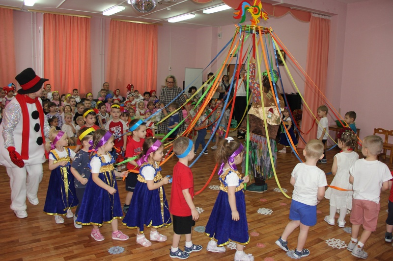 В дошкольный учреждениях Воскресенска встретили Масленицу 