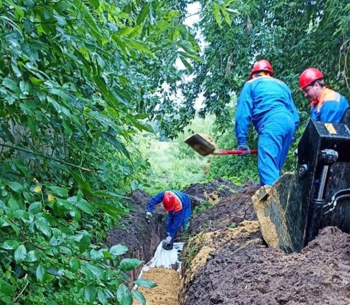 Энергетики установили трансформаторную подстанцию на сваях в Воскресенске