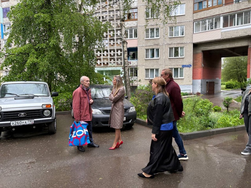 Рабочие выезды в микрорайоны Воскресенска 