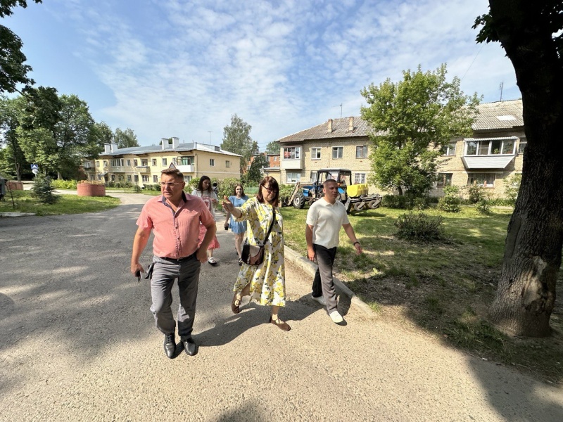 Рабочие выезды в микрорайоны Воскресенска 