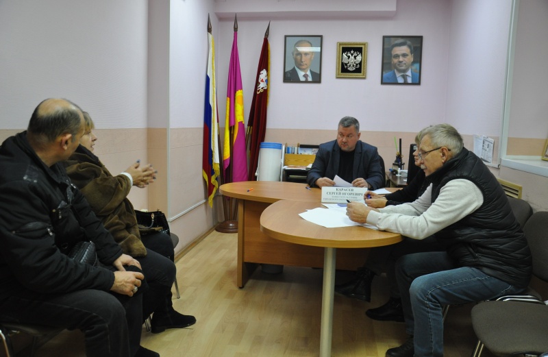В администрации городского округа Воскресенск прошёл приём по вопросам благоустройства 