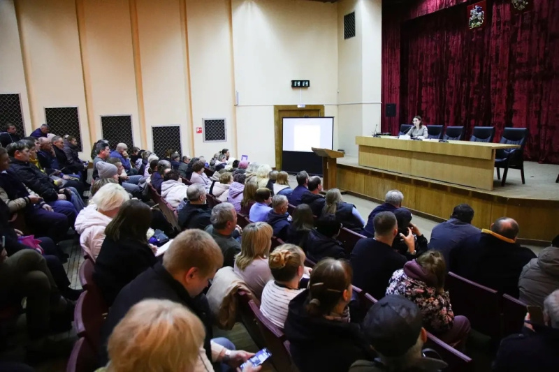 В Воскресенске состоялась встреча  с жителями аварийных домов