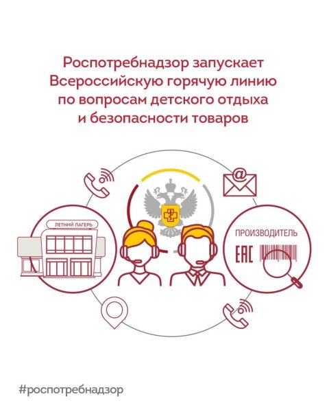 Начала работу тематическая горячая линия Роспотребнадзора
