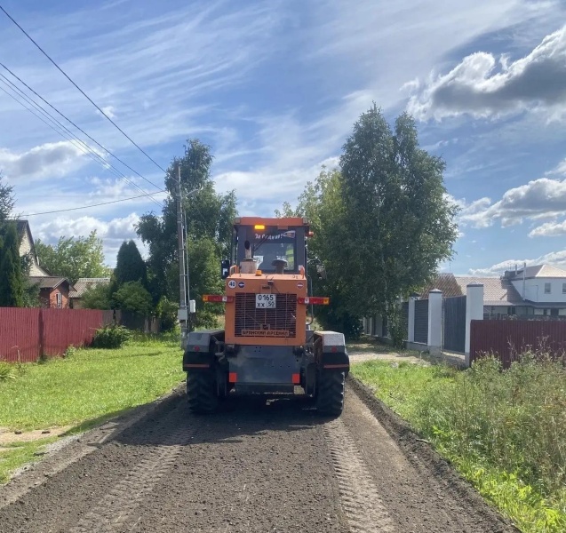 На сельских дорогах городского округа Воскресенск ведутся ремонтные работы