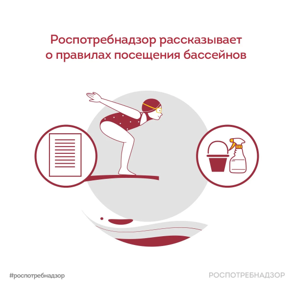 Роспотребнадзор рассказывает о правилах посещения бассейнов