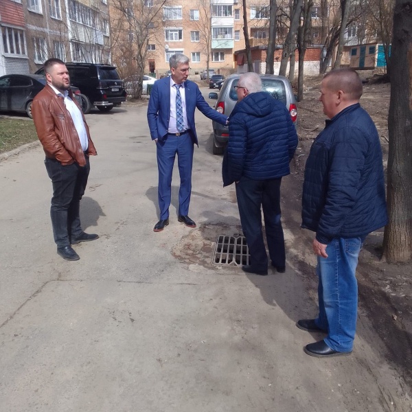 Рабочие выезды в микрорайоны Воскресенска 