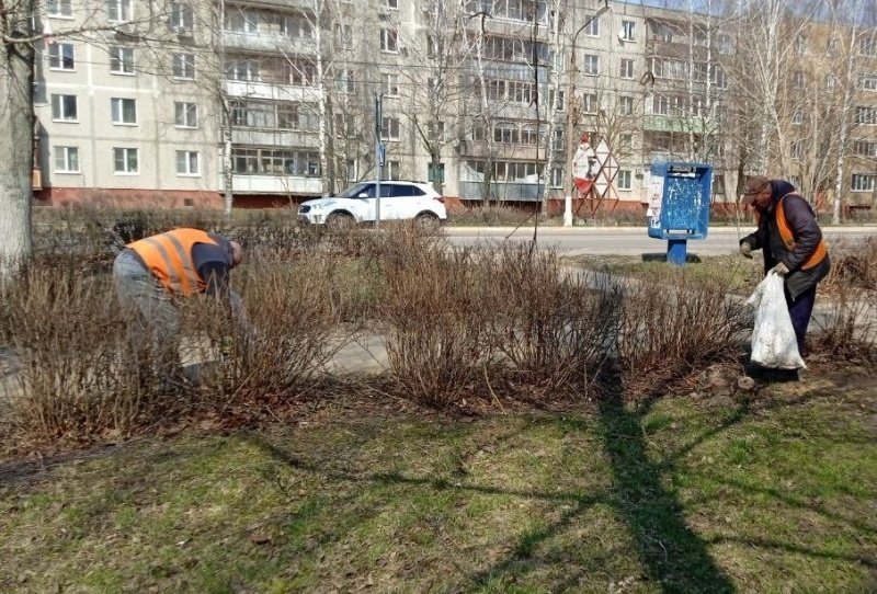 В Воскресенске продолжается месяц чистоты и благоустройства