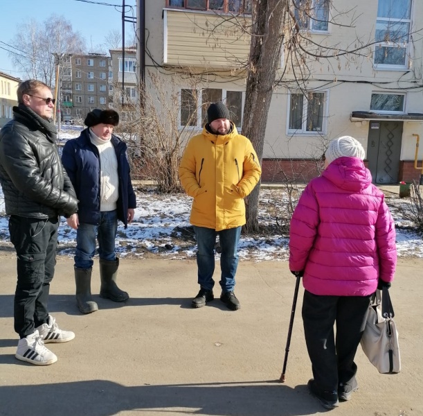 Рабочие выезды в микрорайоны Воскресенска 