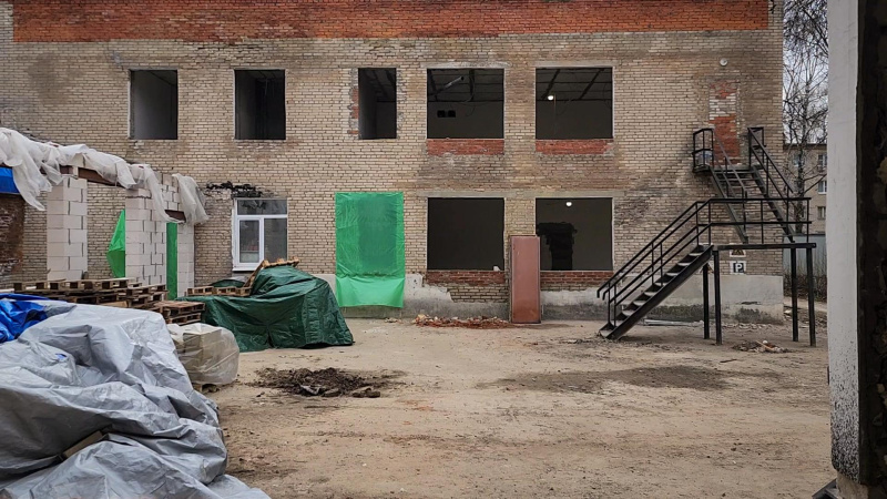 В детском саду «Незабудка» городского округа Воскресенск идёт капитальный ремонт