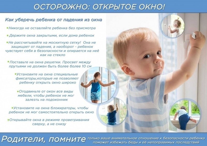 Москитная сетка не спасет! Берегите своих детей!