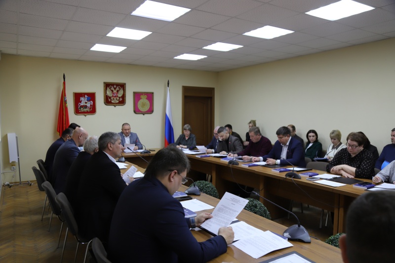 В городском округе Воскресенск состоялось заседание Совета депутатов 