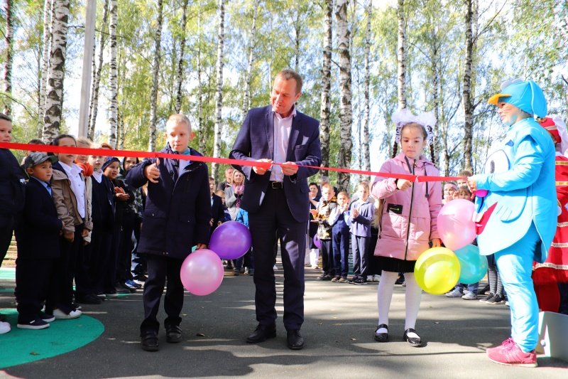 В городском округе Воскресенск открыта ещё одна детская площадка 