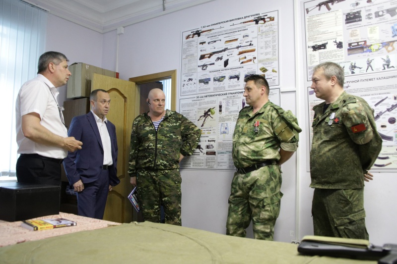 Глава городского округа Воскресенск встретился с ветеранами СВО 