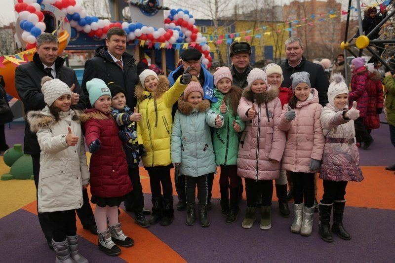 Новая детская игровая площадка установлена в городском округе Воскресенск