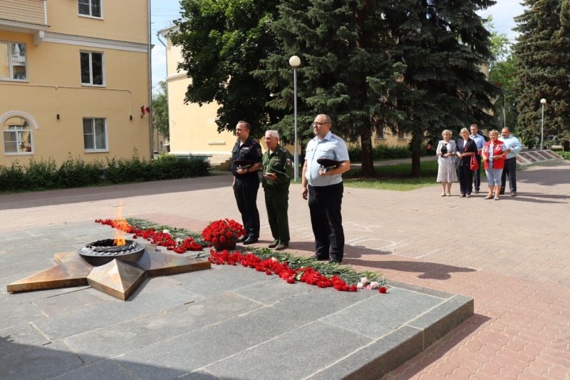 Полицейские и общественники г.о. Воскресенск приняли участие в памятном мероприятии