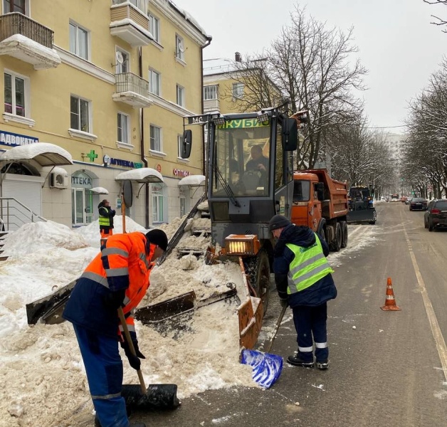Уборка снега в городском округе Воскресенск идёт по графику 