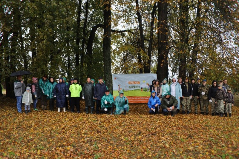 Воскресенск в очередной раз принял участие в экологической акции «Наш лес. Посади своё дерево»