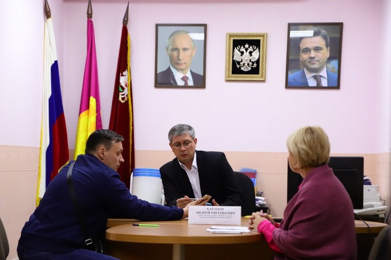 На приёме по вопросам благоустройства