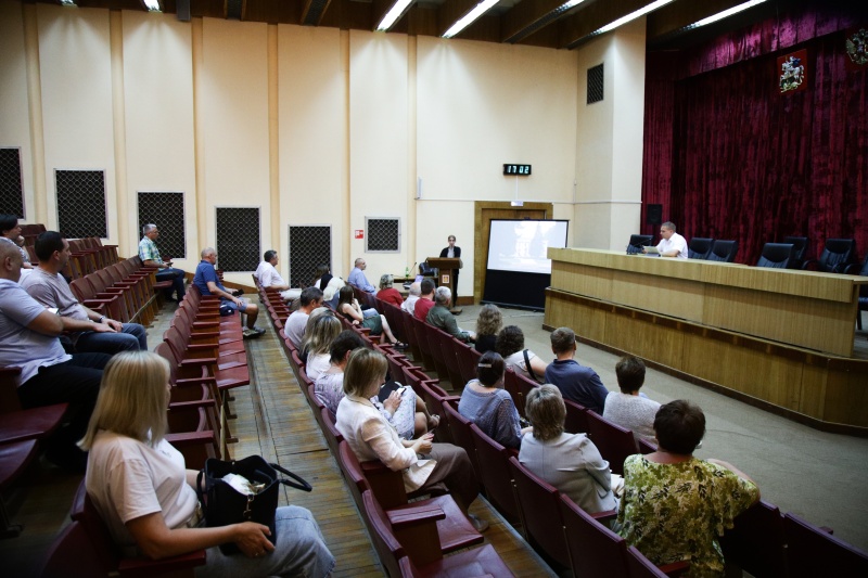 В Воскресенске вновь обсудили благоустройство сквера у ДК «Химик» 