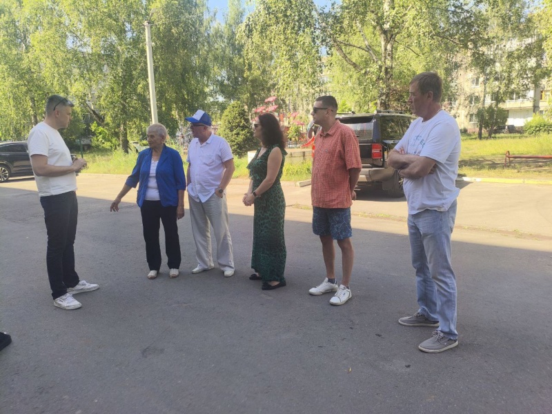 Рабочие выезды в микрорайоны Воскресенска 