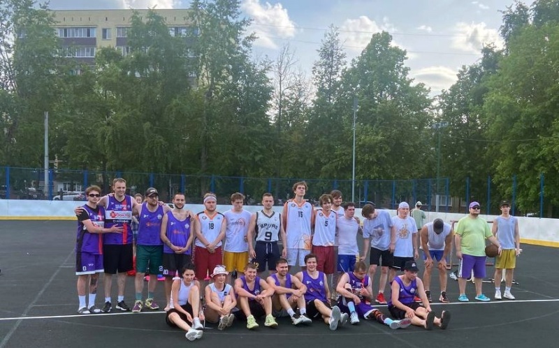 Партийцы Воскресенска организовали турнир по баскетболу в рамках марафона "Сила России" 