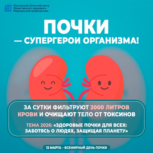 12 марта — Всемирный день почки