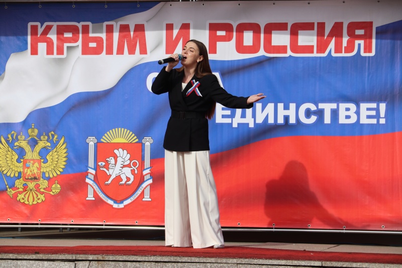 В Воскресенске состоялась патриотическая акция «Крым. Весна. Россия»