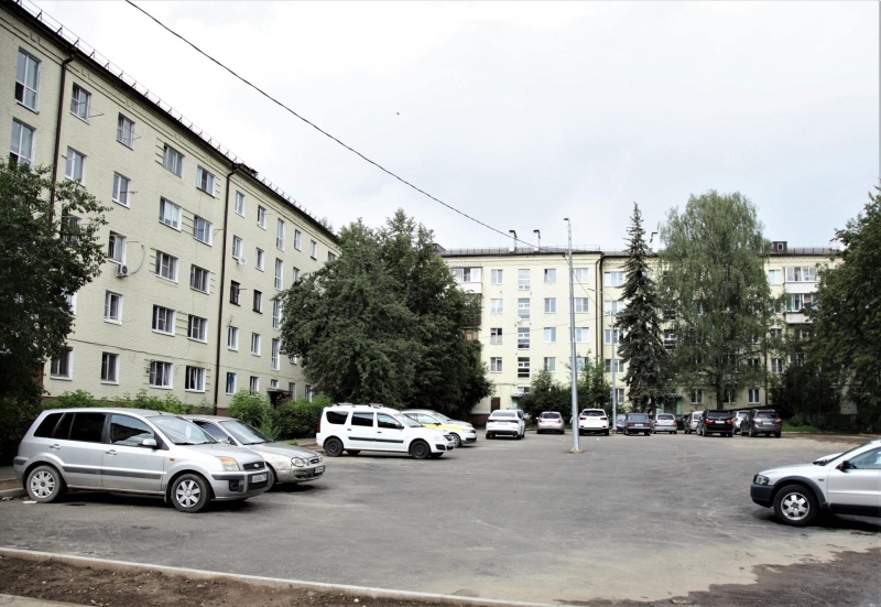 В Воскресенске завершили благоустройство двора в центральной части города
